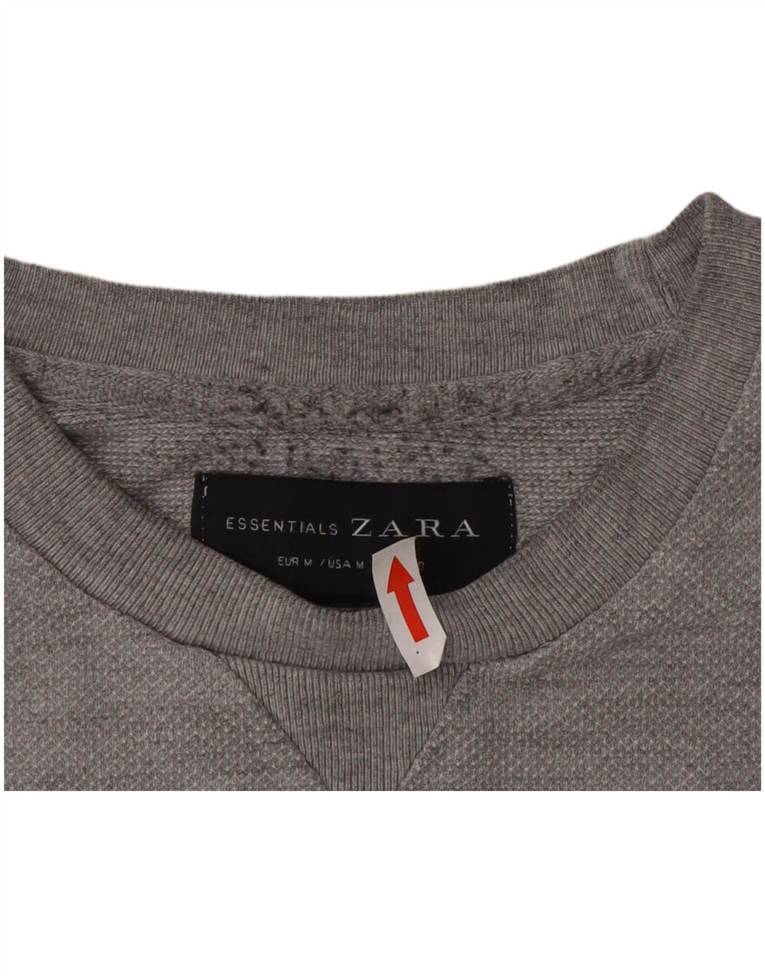 Zara Herre sweatshirt Jumper Medium Grå Bomuld