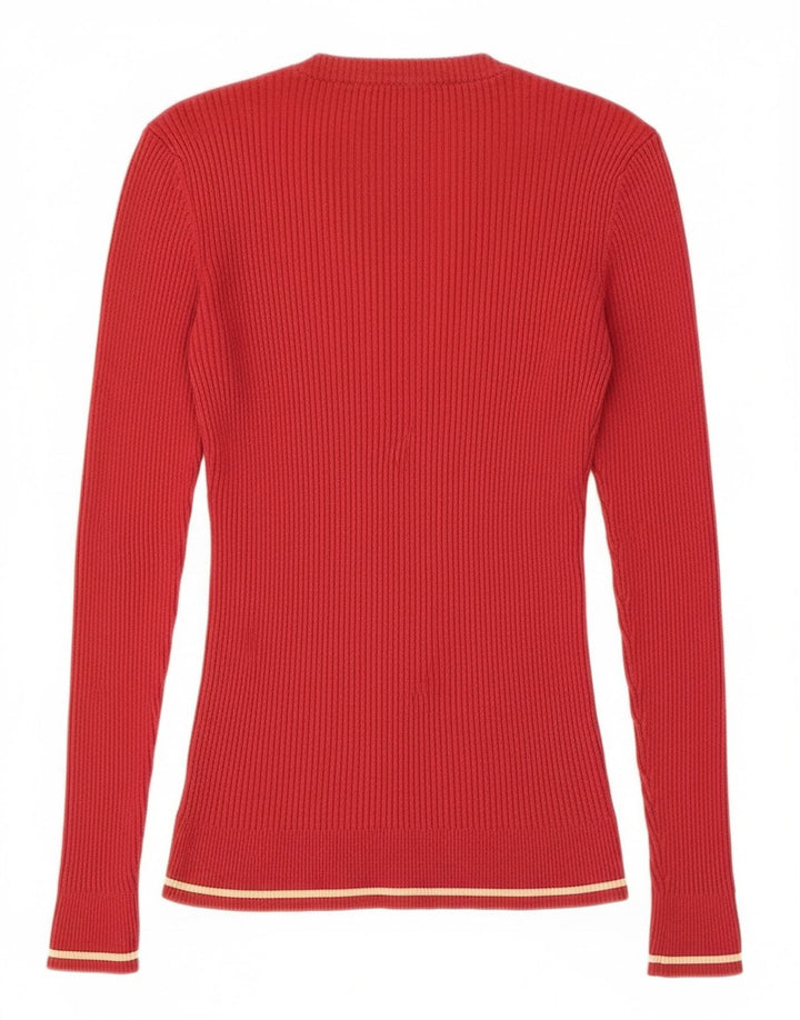 Colmar Dame Boat Neck Jumper Sweater UK 12 Medium Red
