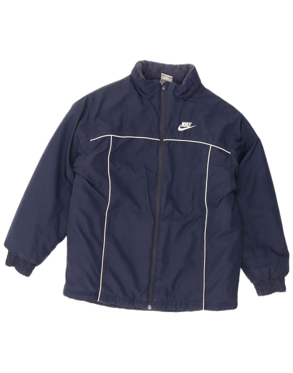 NIKE Grafisk vindjakke til drenge 10-11 år Medium Navyblå