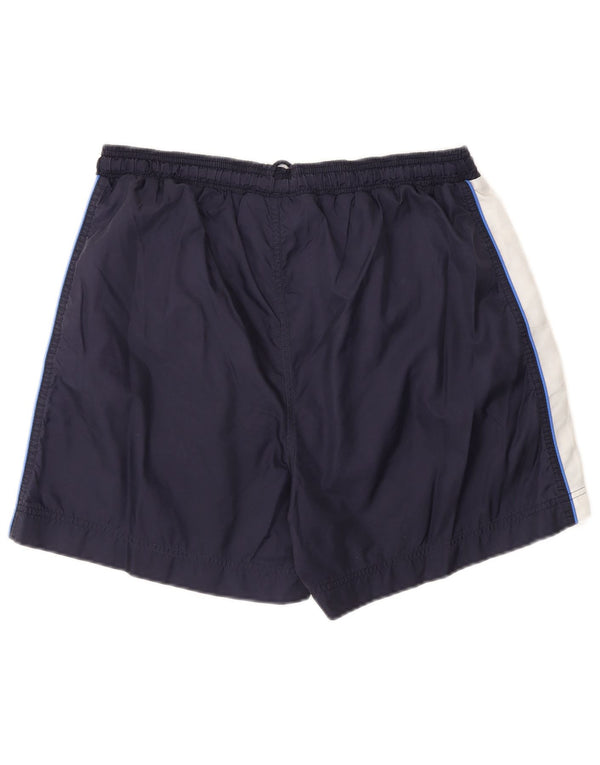 Puma Herre grafiske sportsshorts Medium Marineblå Colourblock Nylon Sports