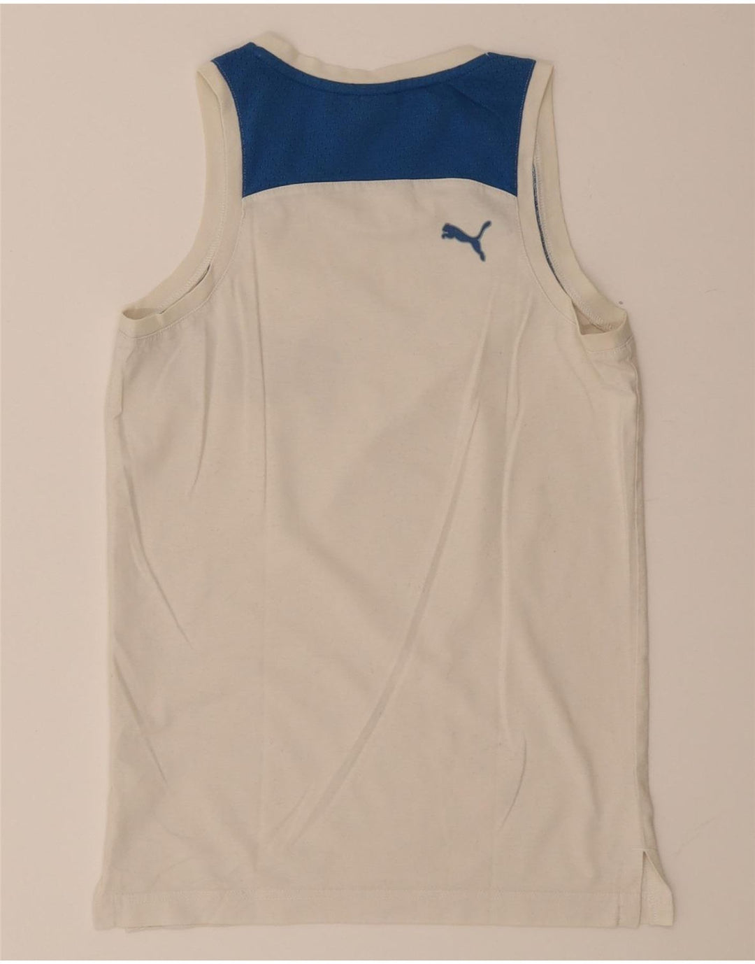 Puma Herre Grafisk Vest Top XS Hvid Colourblock