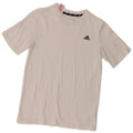 Adidas Boys T-Shirt Top 13-14 år Hvid Bomuld
