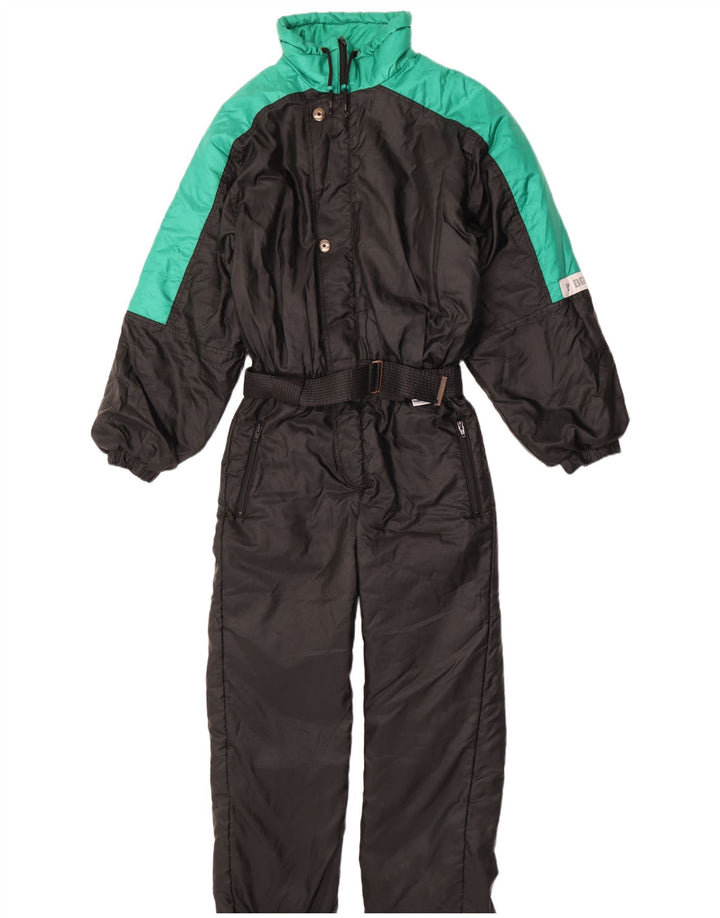 Brugi Herre Ski Jumpsuit UK 38 Medium Sort Colourblock Polyamid