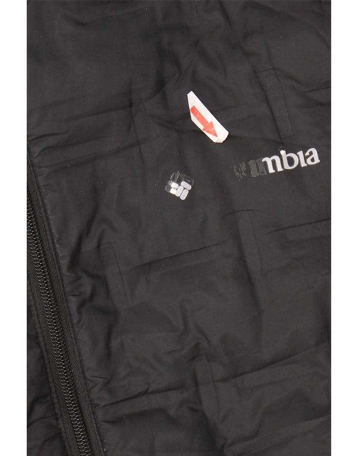 Columbia Herre hættepolstret jakke UK 40 Stor sort polyester