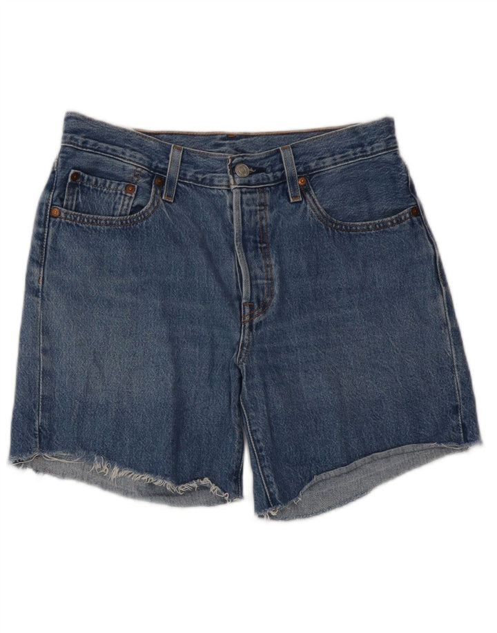 Levi's Womens 501 denimshorts W27 Små blå bomuld