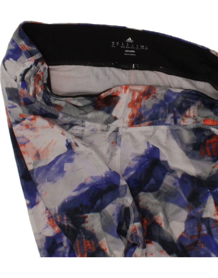 ADIDAS Womens Climalite Leggings UK 12/14 Medium  Multicoloured Vintage Adidas and Second-Hand Adidas from Messina Hembry 