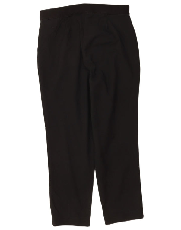 Marks & Spencer, koniske cropped bukser til kvinder UK 12 Medium W30 L25 Black