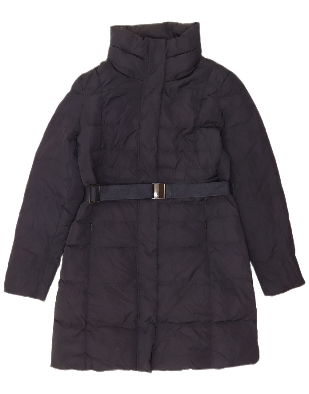 Phase Eight Dame Polstret Frakke UK 12 Medium Navy Blue Polyester