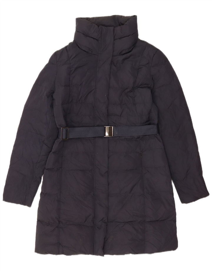 Phase Eight Dame Polstret Frakke UK 12 Medium Navy Blue Polyester