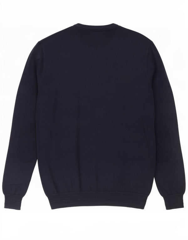 Guess Herre V-hals sweater XS Marineblå Bomuld