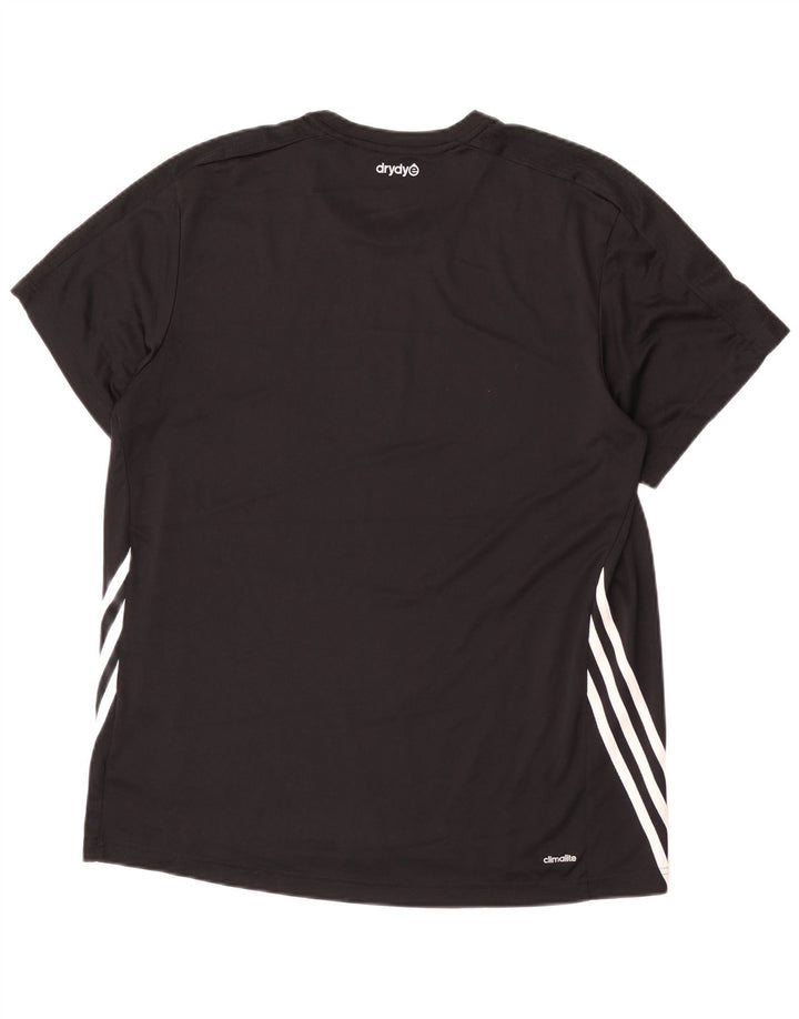 Adidas Herre Climalite T-Shirt Top XL Sort Polyester