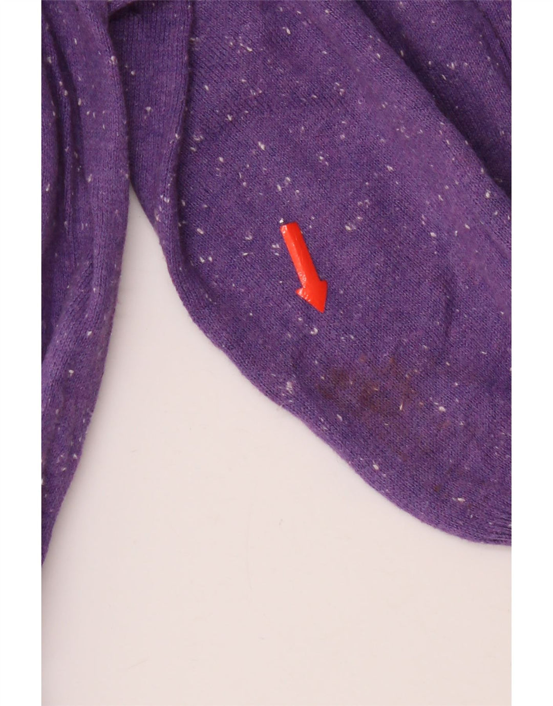Superdry Herre V-hals sweater Medium Lilla Flecked Bomuld