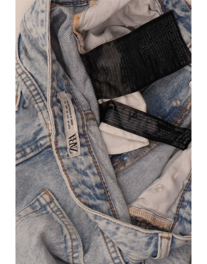 Zara Mens Cropped Jeans EU 30 Small W30 L26 Blue Cotton