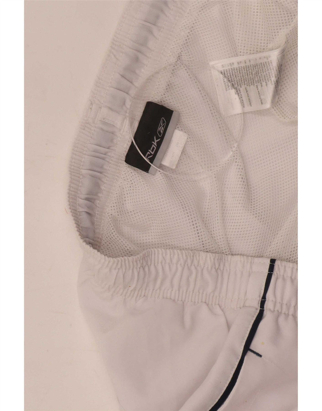 Reebok Sportshorts til mænd, store hvide polyester
