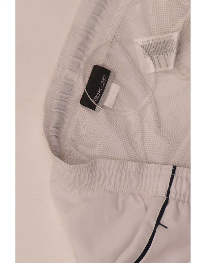 Reebok Sportshorts til mænd, store hvide polyester