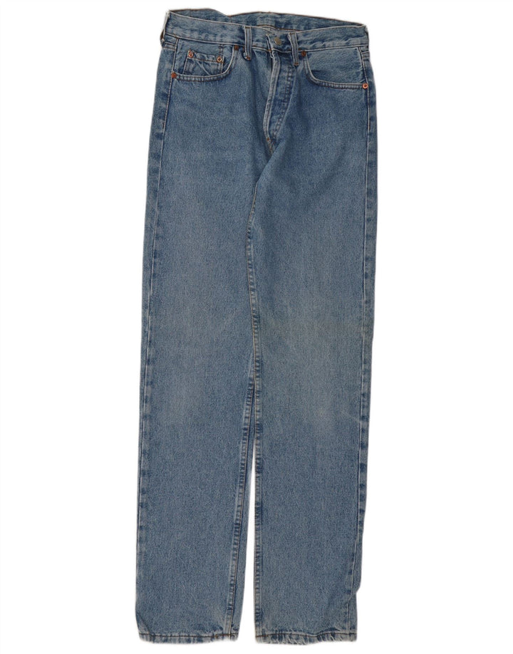 Levi's Herre 501 Straight Jeans W30 L32 Blå Bomuld