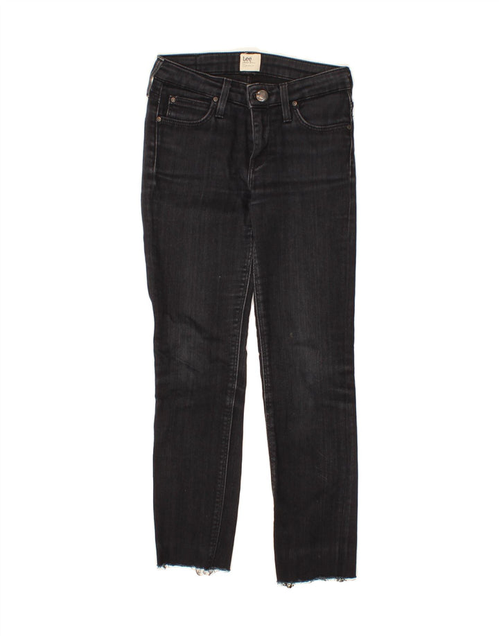 LEE Womens Scarlett Slim Jeans W25 L24 Black Cotton Vintage Lee and Second-Hand Lee from Messina Hembry 