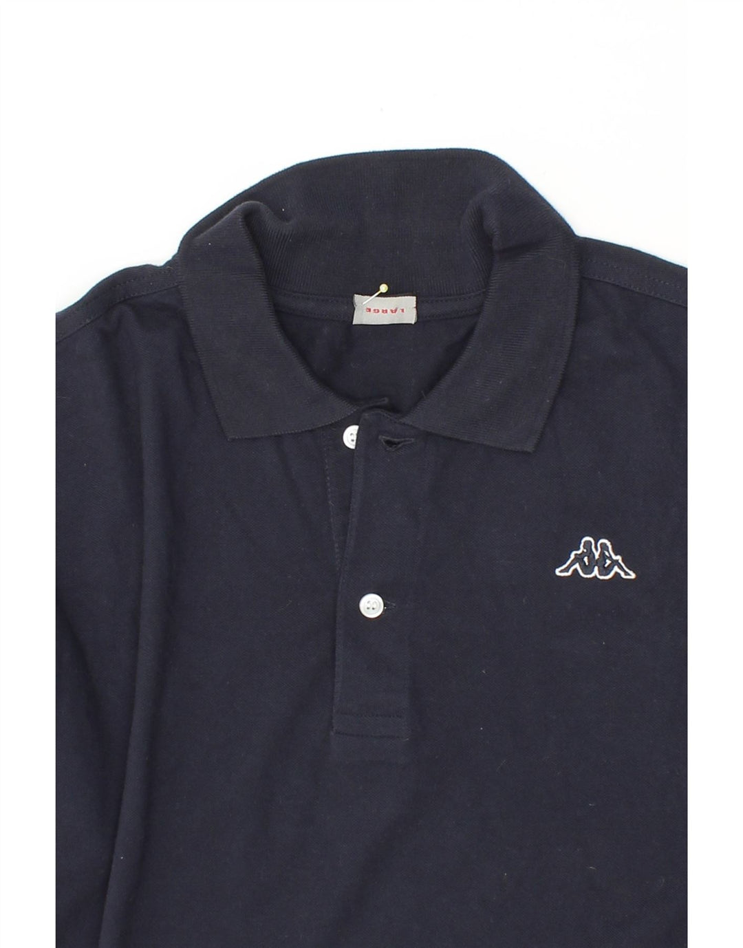 KAPPA Mens Polo Shirt Large Navy Blue Cotton Vintage Kappa and Second-Hand Kappa from Messina Hembry 