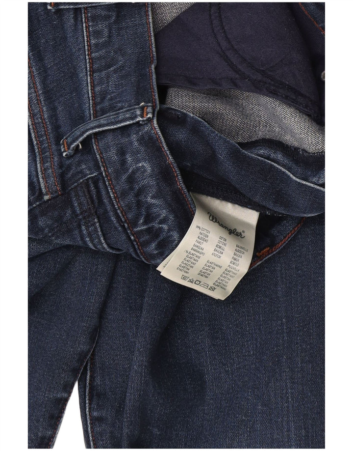 Wrangler Straight Jeans til mænd W34 L32 blå bomuld