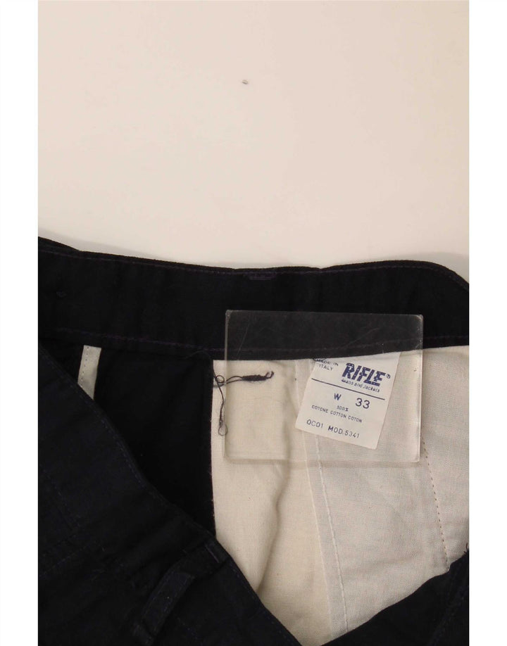 Rifle Dame Cargo Shorts W33 Large Navy Blue Bomuld