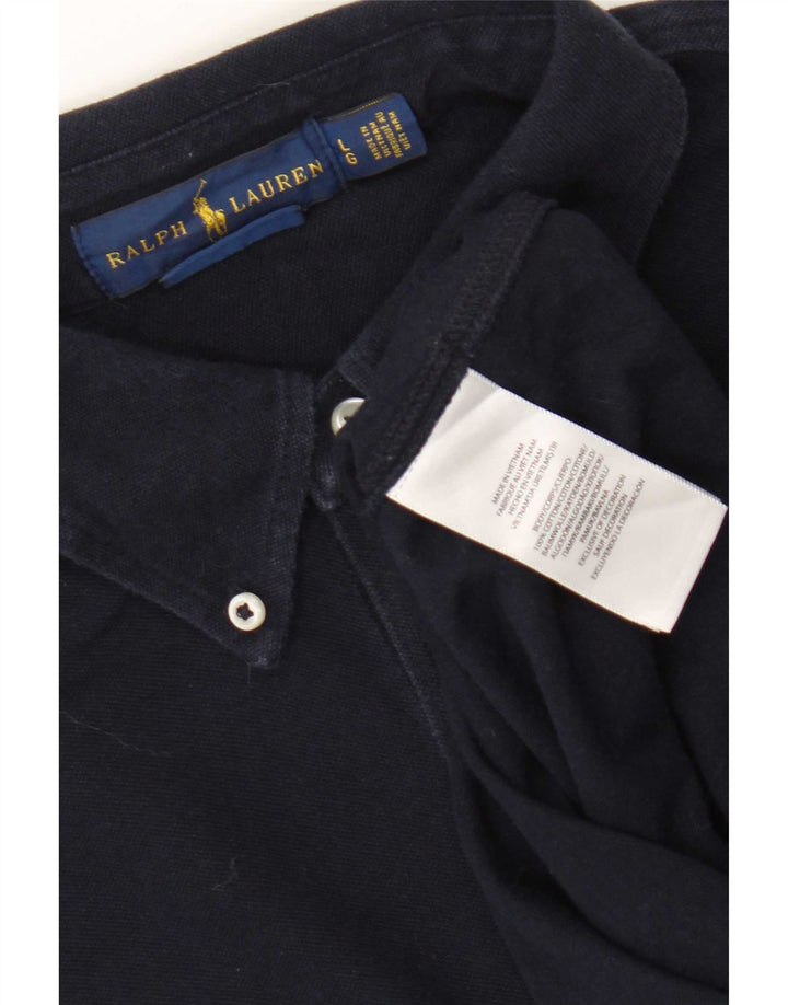 Ralph Lauren herreskjorte stor marineblå bomuld