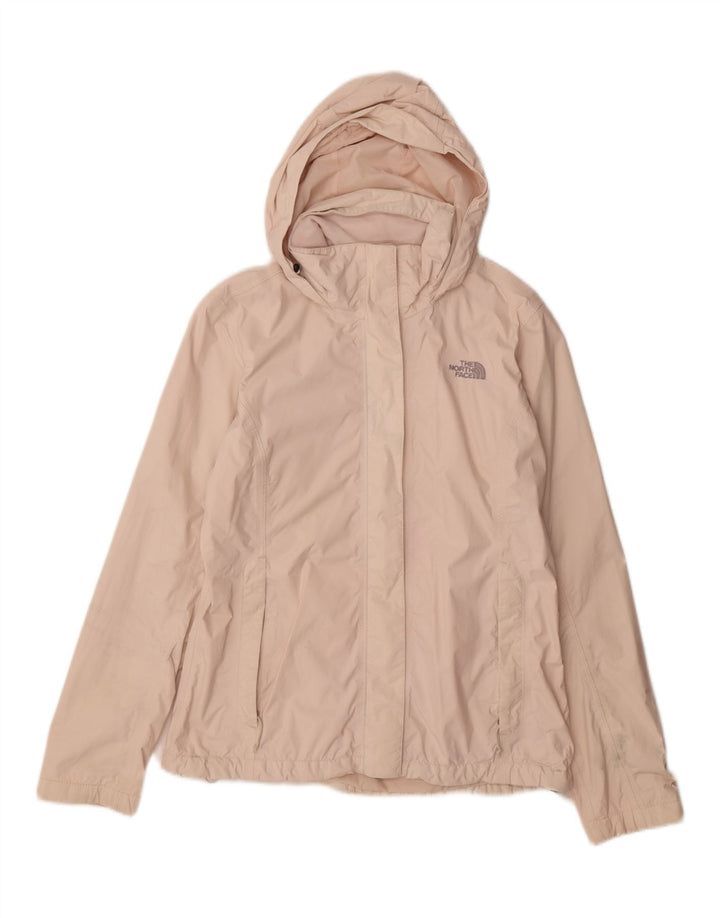 The North Face Regnjakke med hætte til kvinder UK 14 Medium Pink Polyester