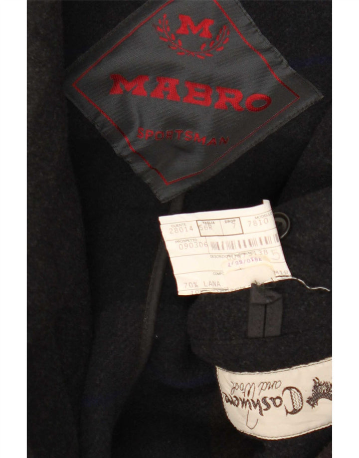 Mabro Herre Duffle Coat IT 56 3XL Grå Uld Klassisk