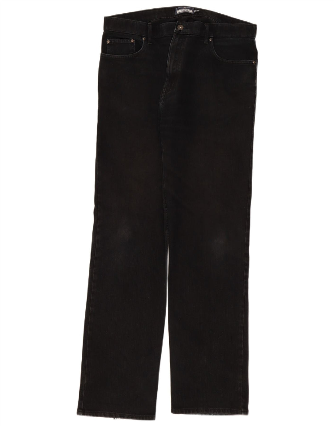 Marks & Spencer Herre Blue Harbor Straight Jeans W36 L33 Sort Bomuld