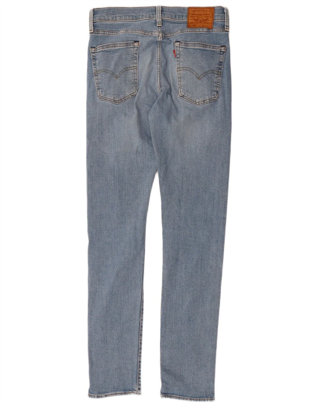 LEVI'S Dame 510 Skinny Jeans W32 L34 Blå Bomuld