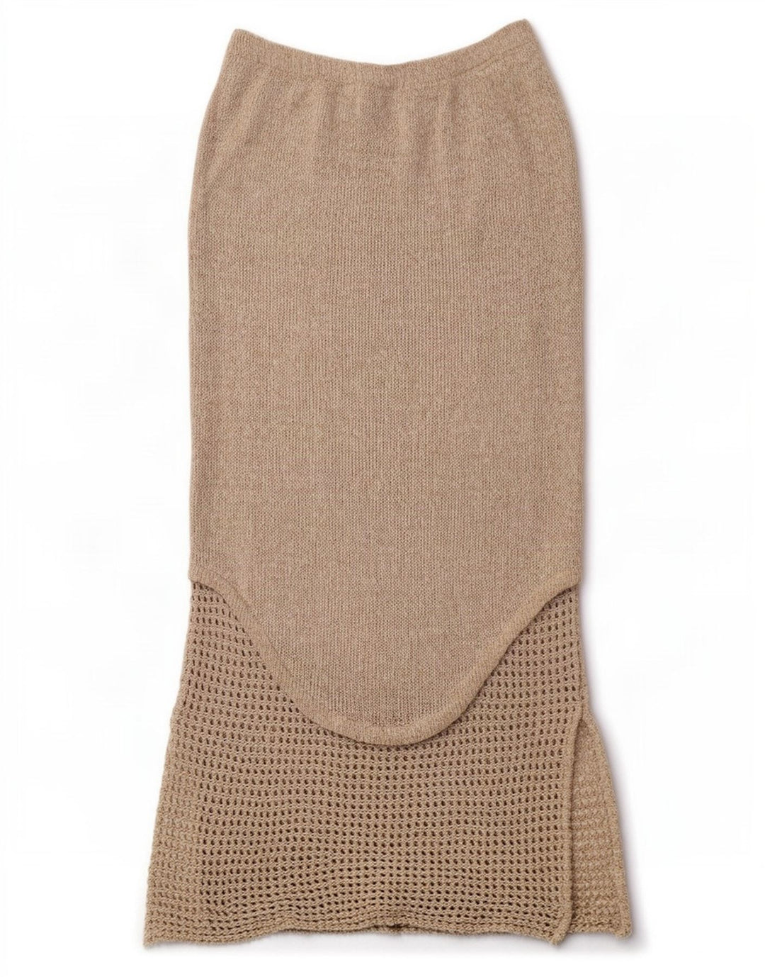 Roisin McCarthy Damestrik Maxi-nederdel Medium W30 Beige Bomuld