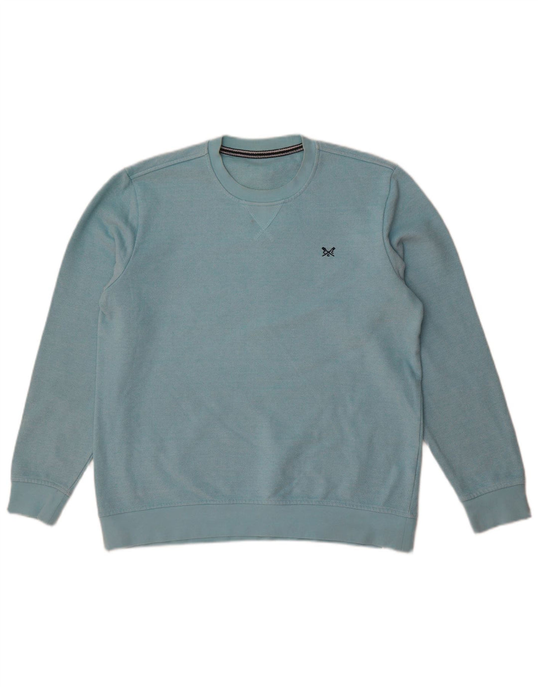 Besætningstøj Herre sweatshirt Jumper Medium Blå Bomuld