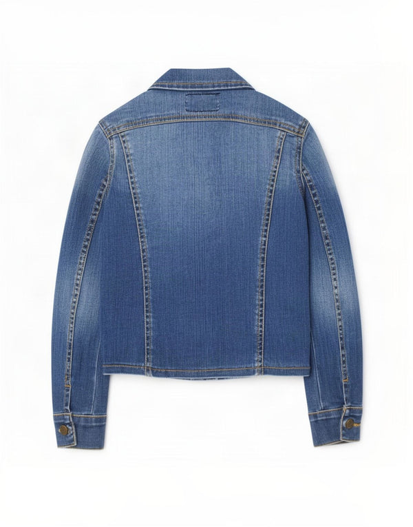 Lee Girls denimjakke 7-8 år XS blå bomuld