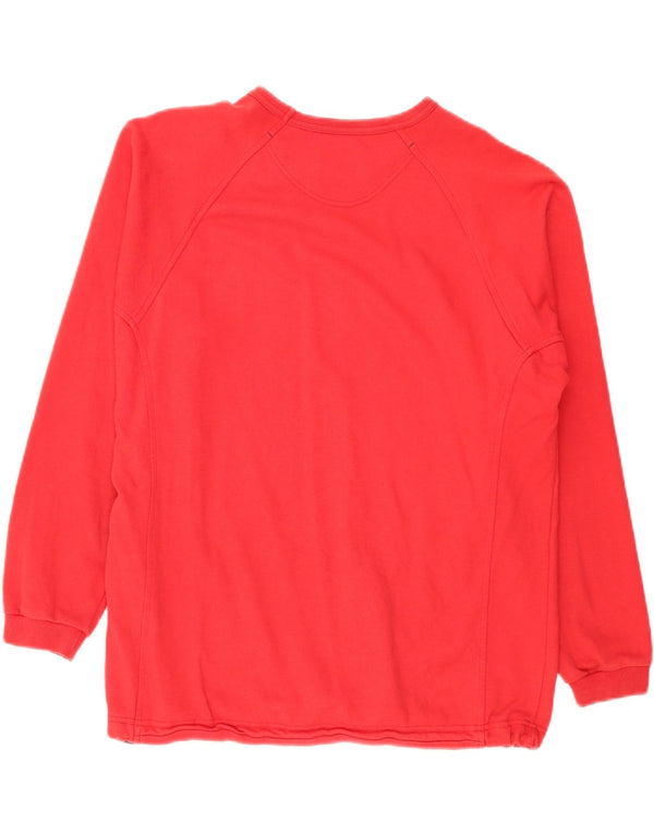 Champion Herre Grafisk Sweatshirt Jumper Large Rød
