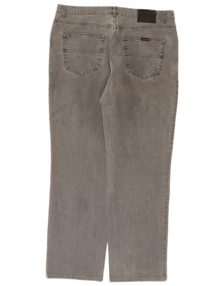 Trussardi Straight Jeans til mænd W36 L31 Grå bomuld