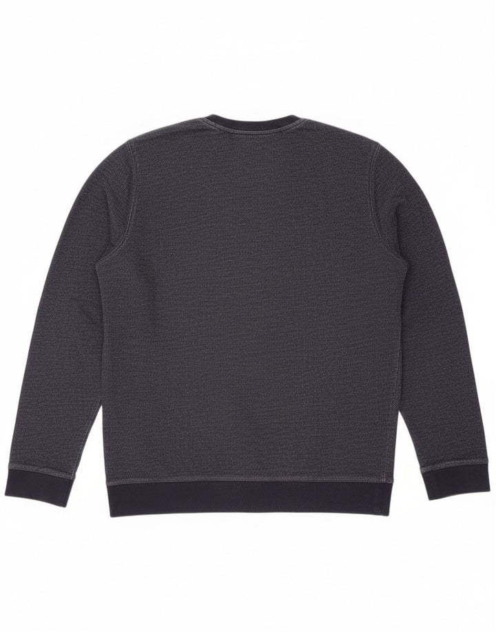 Calvin Klein Jeans Herre grafisk sweatshirt Jumper Medium Navy Blue