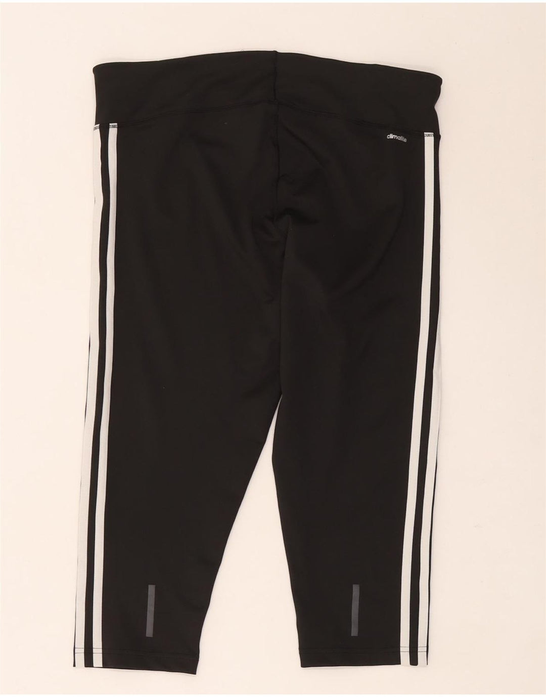 Adidas Womens Climalite Capri Leggings UK 16/18 Large Black Polyester