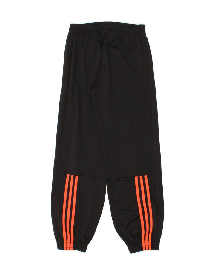 ADIDAS Boys Tracksuit Trousers Joggers 11-12 Years Black Polyester Vintage Adidas and Second-Hand Adidas from Messina Hembry 