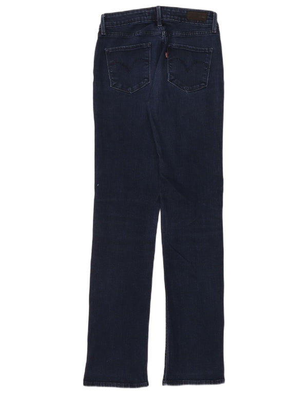 Levi's Dame Demi Curve Straight Jeans US 0 XS W25 L32 Marineblå