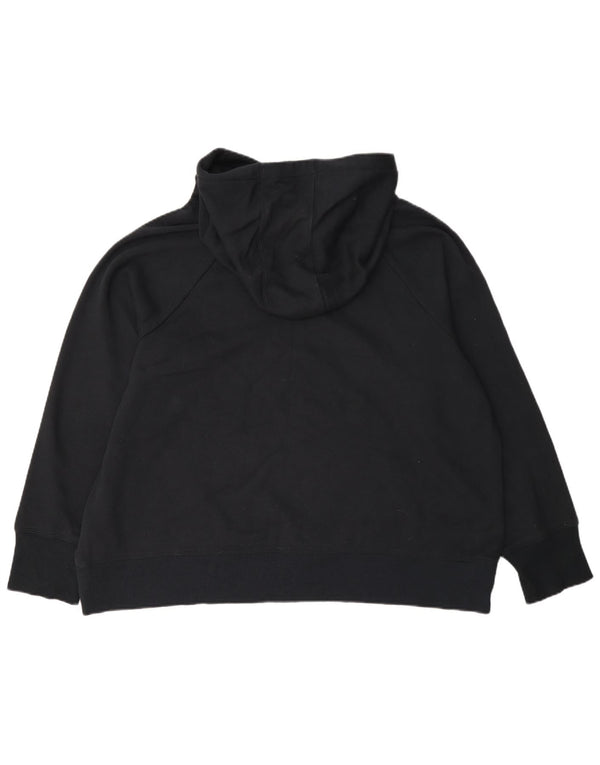 Under Armour grafisk hættetrøje til kvinder IT 48/50 XL Sort bomuld