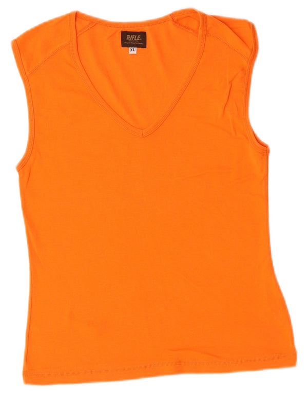 Rifle Pige Vest Top 11-12 År XL Orange Bomuld