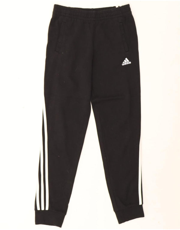 Adidas Drenge Træningsdragt Bukser Joggers 13-14 År Sort Bomuld