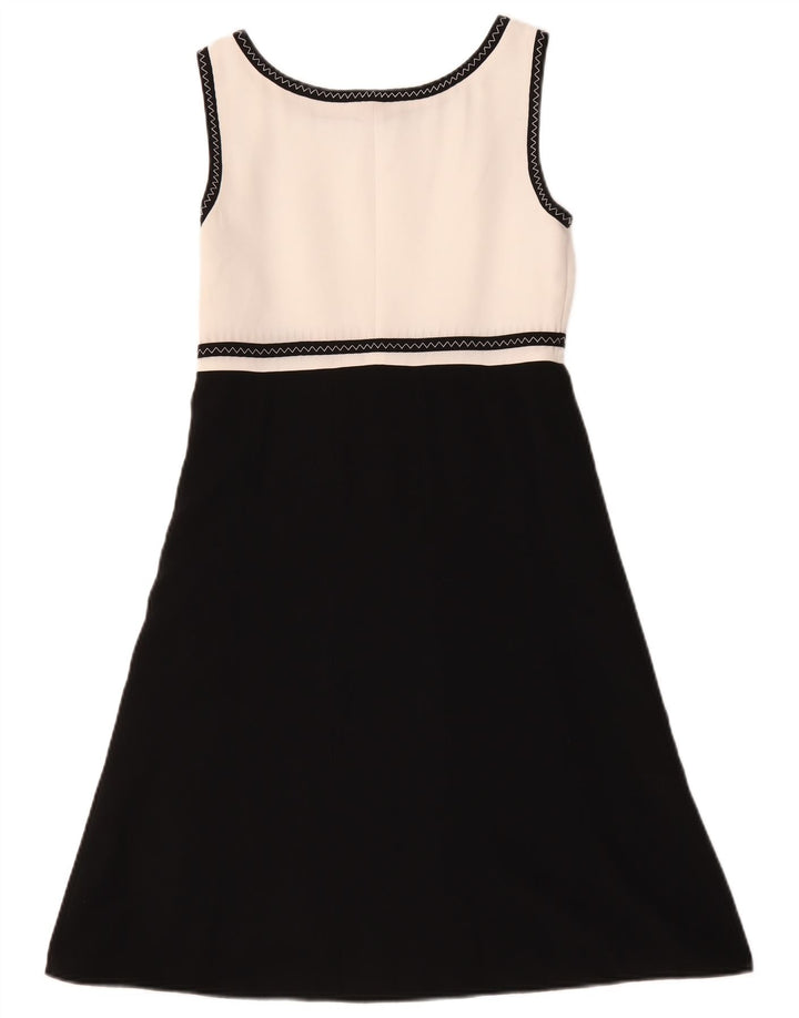 Luisa Spagnoli Dame A-Line Kjole IT 42 Medium Sort Colourblock