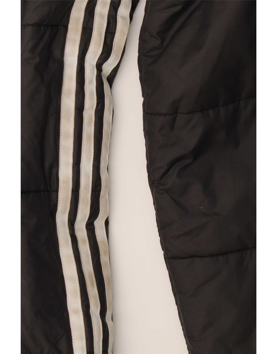 Adidas Polstret hættejakke til kvinder UK 12 Medium Sort Polyester
