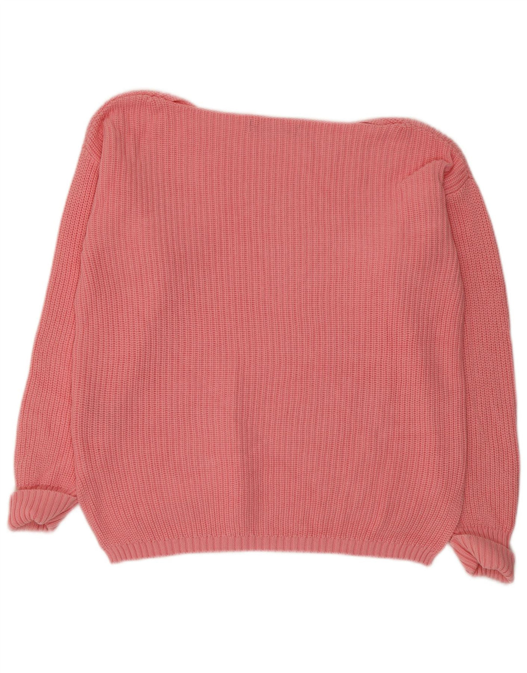 Marks & Spencer Dame Oversized Boat Neck Jumper Sweater UK 10 Small Pink