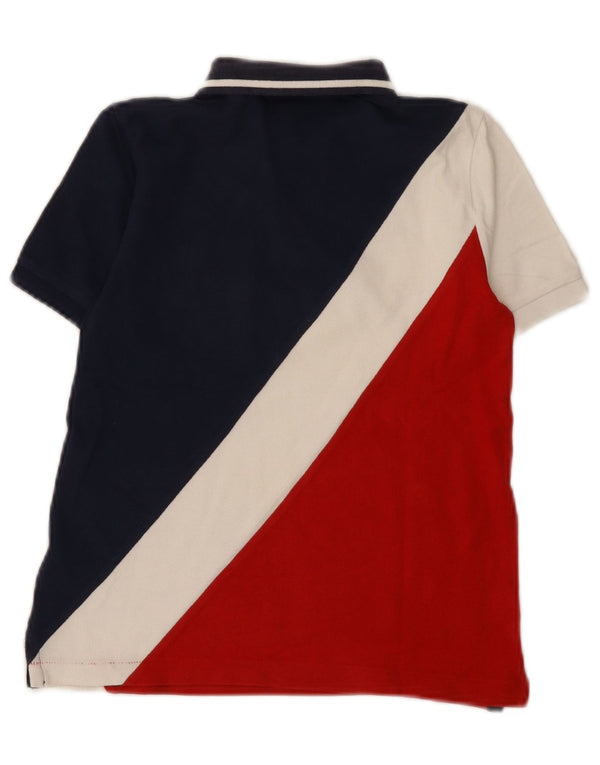 Polo Ralph Lauren drengeskjorte 6-7 år marineblå colourblock bomuld