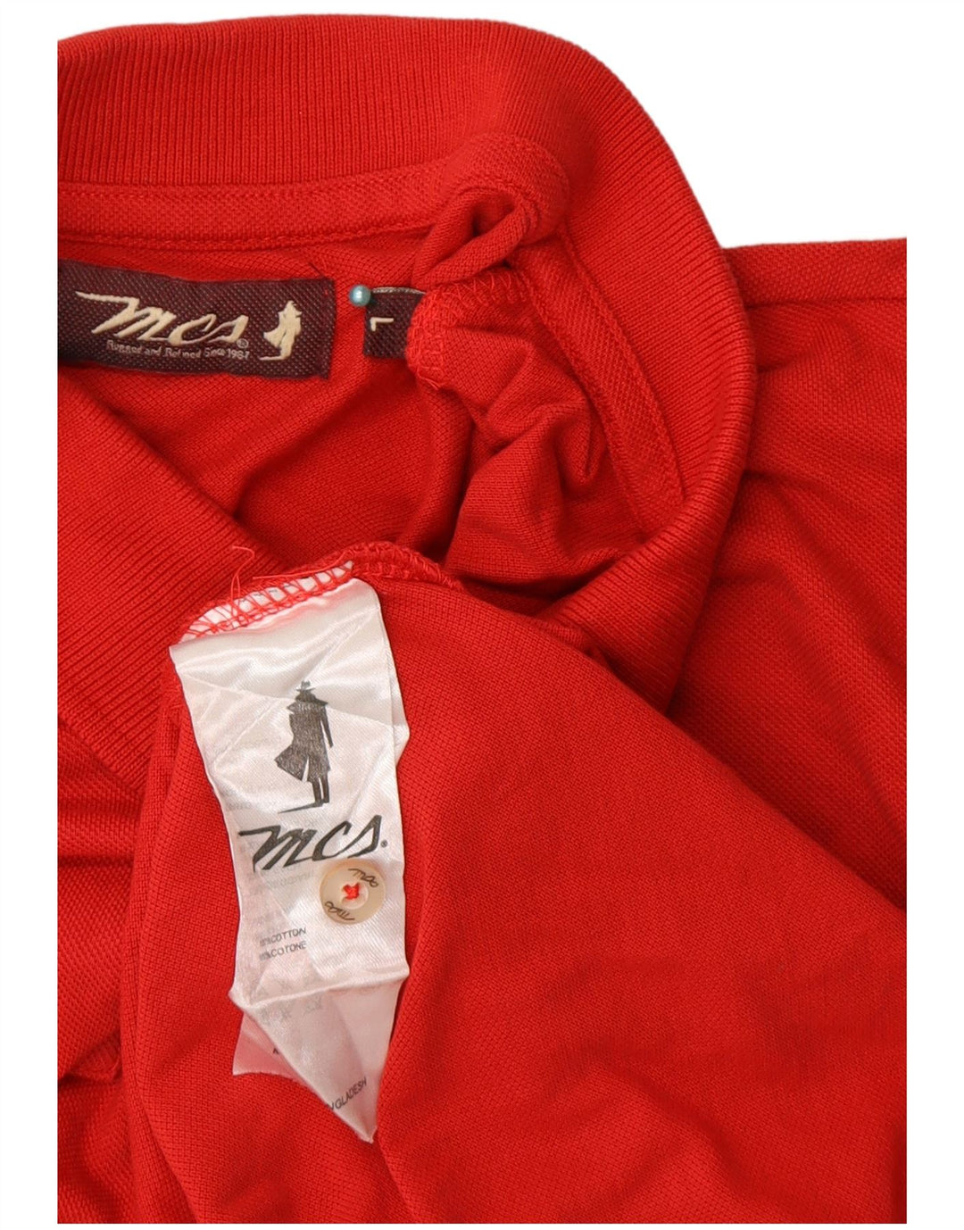 Marlboro Classics Polo Shirt til mænd Stor rød bomuld