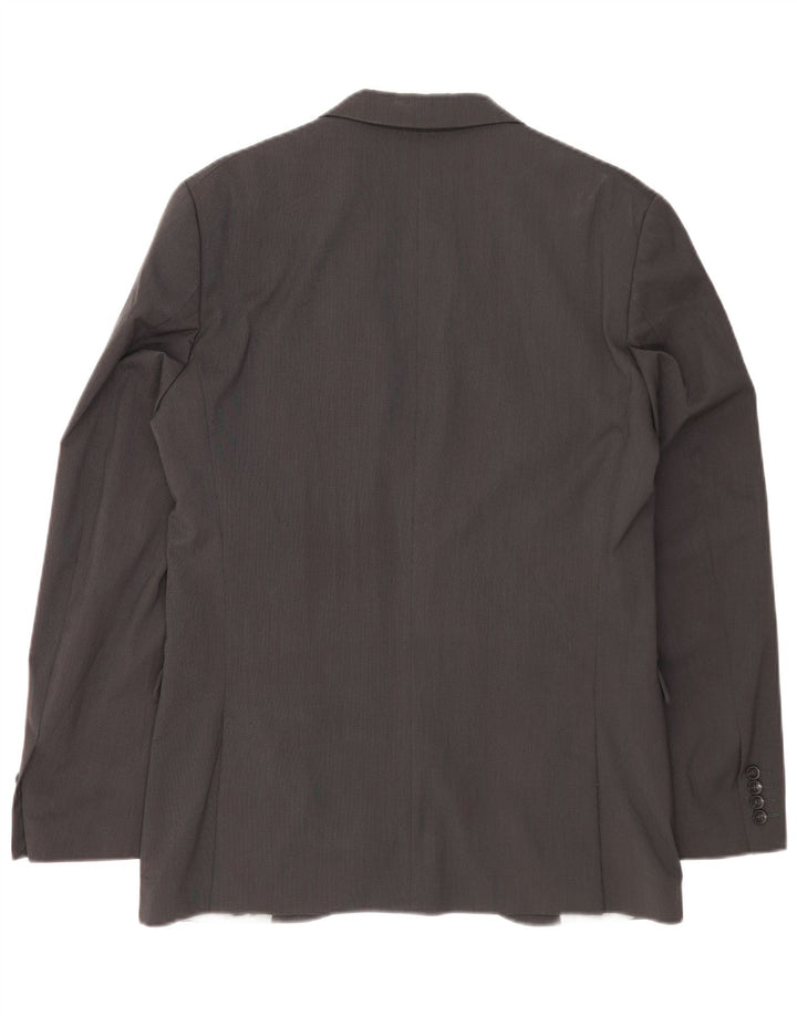 Sisley Herre 2-knap 2-delt jakkesæt IT 52 XL W36 L32 Grå polyester