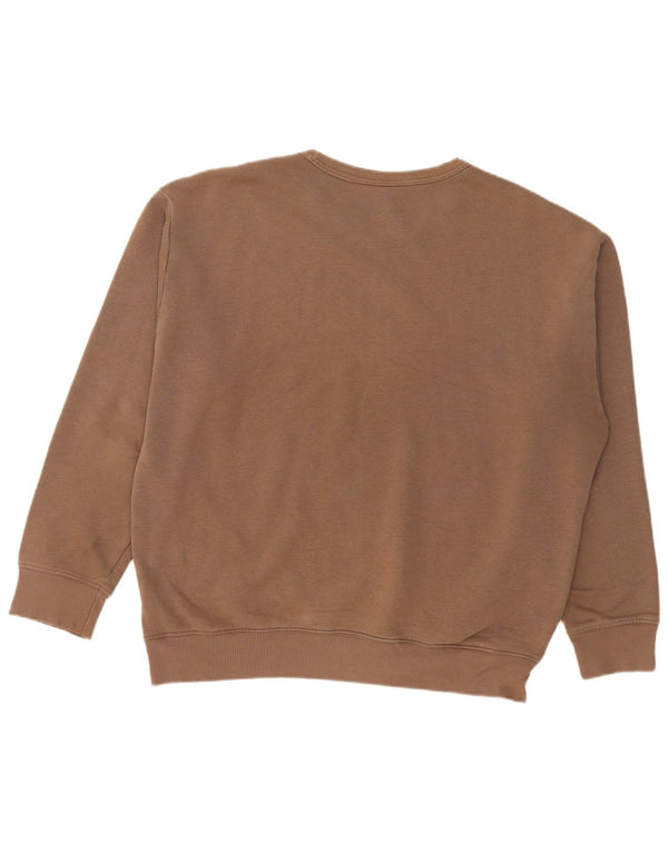 REEBOK Herre Loose Fit Sweatshirt Jumper Medium Brun