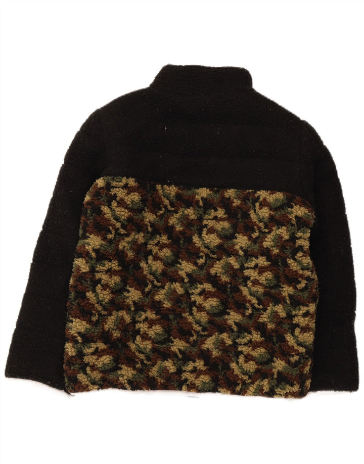Umbro Boys Fleecejakke 12-13 År Sort Camouflage Polyester