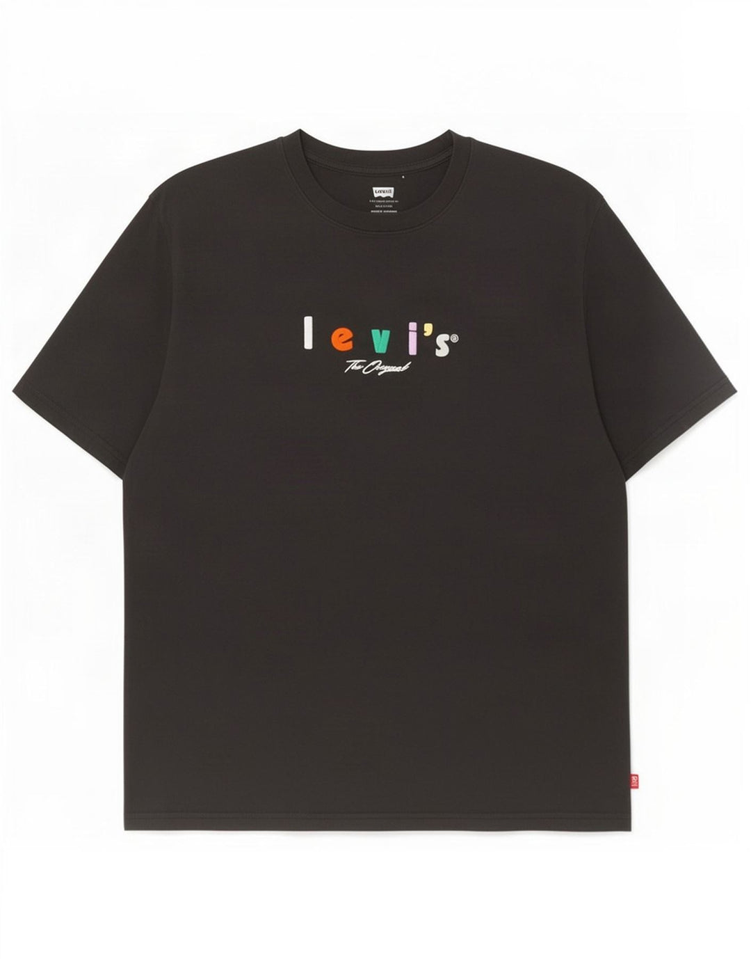 Levi's Herre grafisk T-shirt top mellem sort bomuld